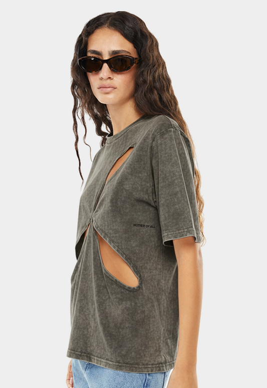 טי שירט קאט אאוט לנשים Ariel