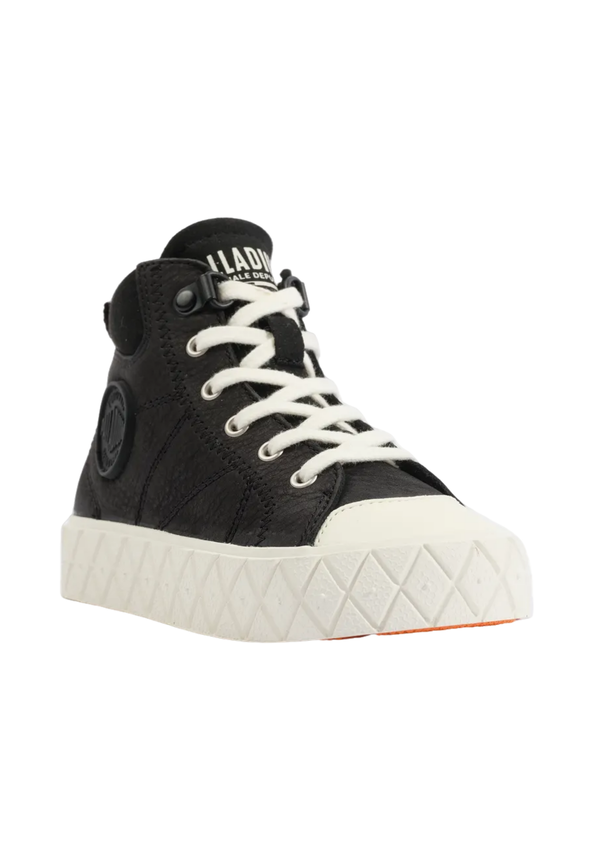 Light Gray ACE KIDS LO CUFF BLACK/WHITE סניקרס PALLADIUM