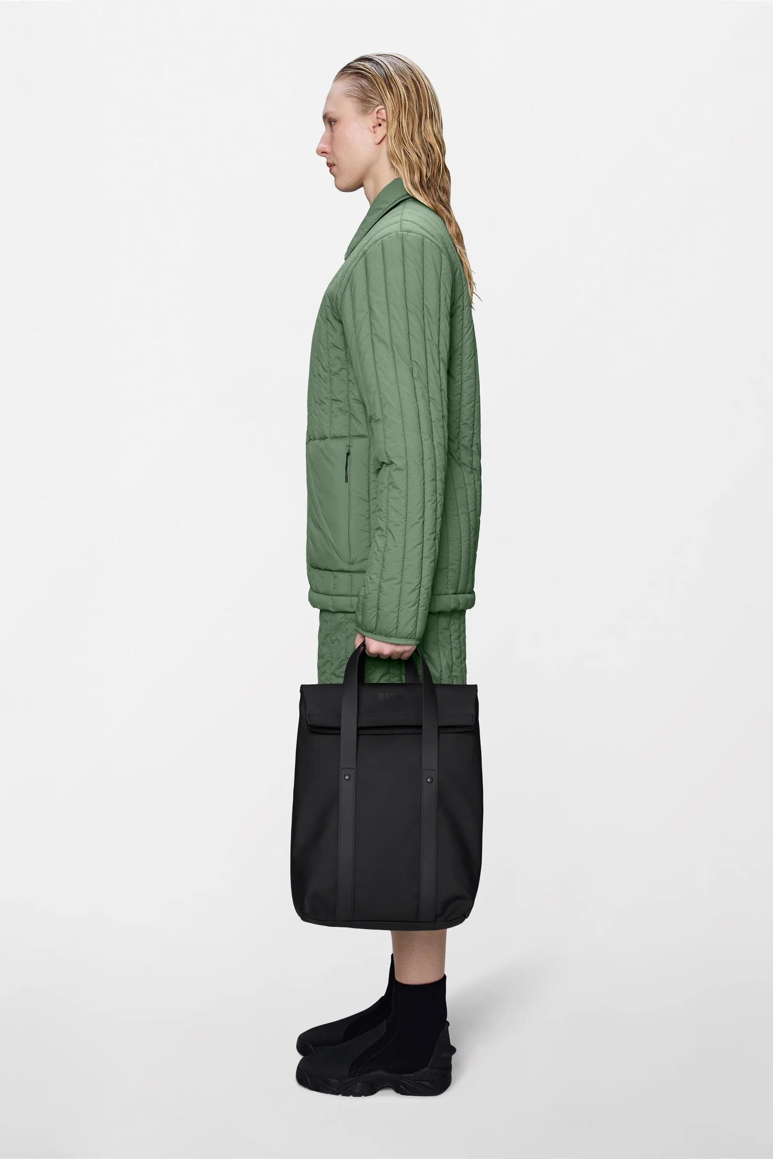 Lavender תיק גב לגברים / נשים 2 Way Tote Backpack Mini RAINS