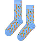 Sky Blue זוג גרביים Carrot HAPPY SOCKS