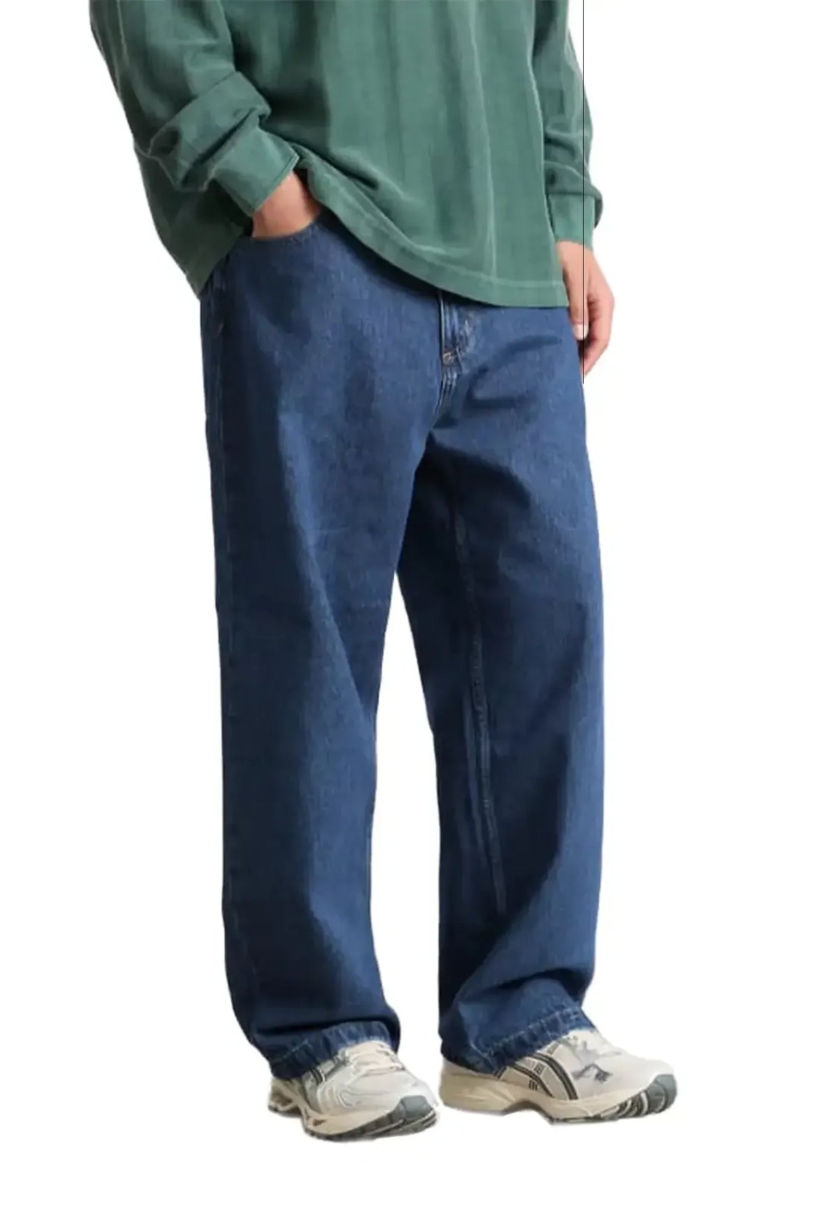 White Smoke ג'ינס ארוך לגברים Brandon Pant - Loose Fit CARHARTT WIP