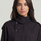 Dark Slate Gray חולצה מכופתרת ארוכה לנשים Anorak Shirt G STAR