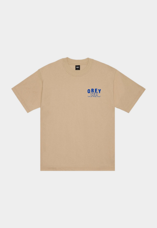 Lavender OBEY NEWSTAND טי שירט קצרה OBEY
