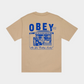 Lavender OBEY NEWSTAND טי שירט קצרה OBEY