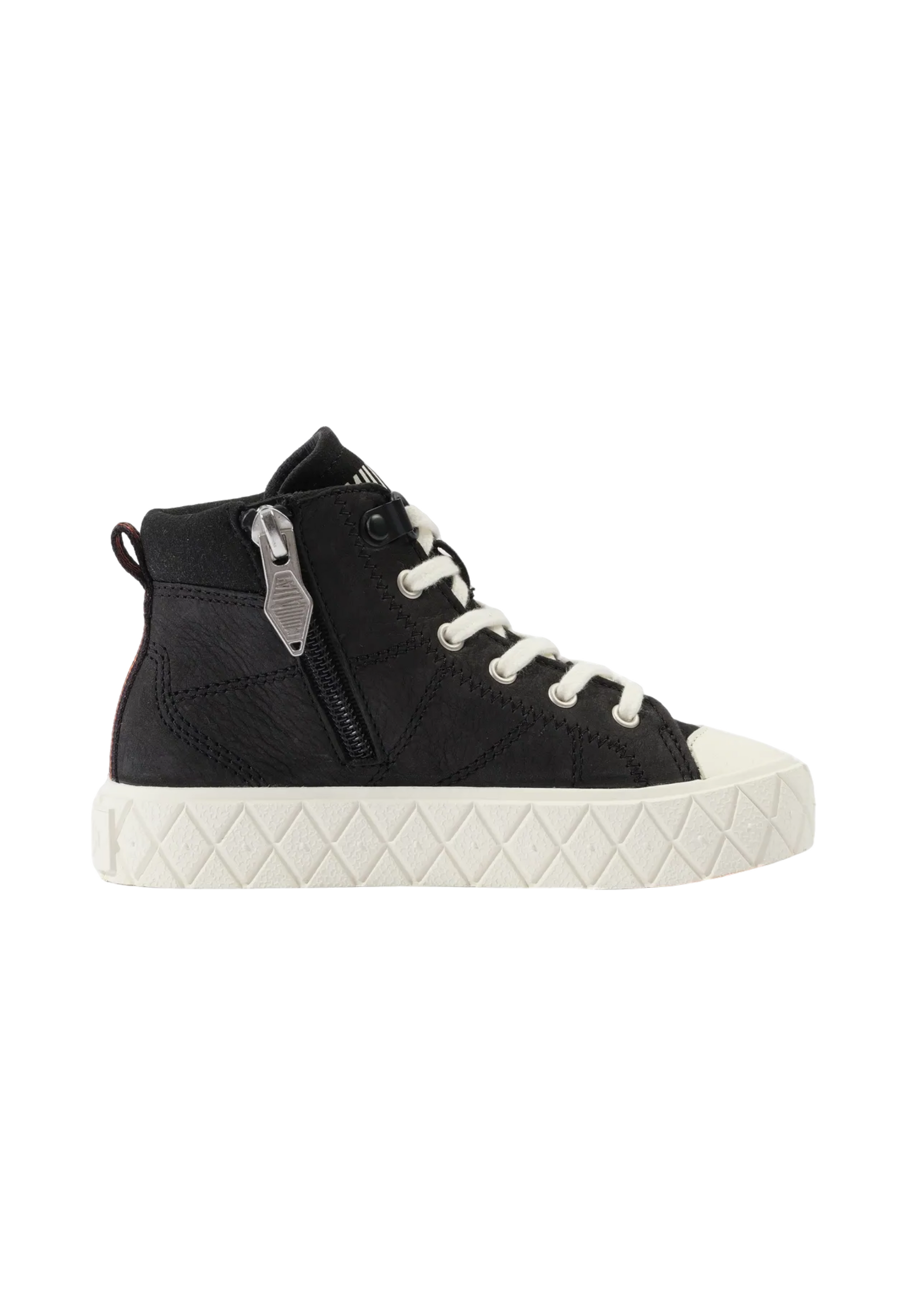 Dark Slate Gray ACE KIDS LO CUFF BLACK/WHITE סניקרס PALLADIUM