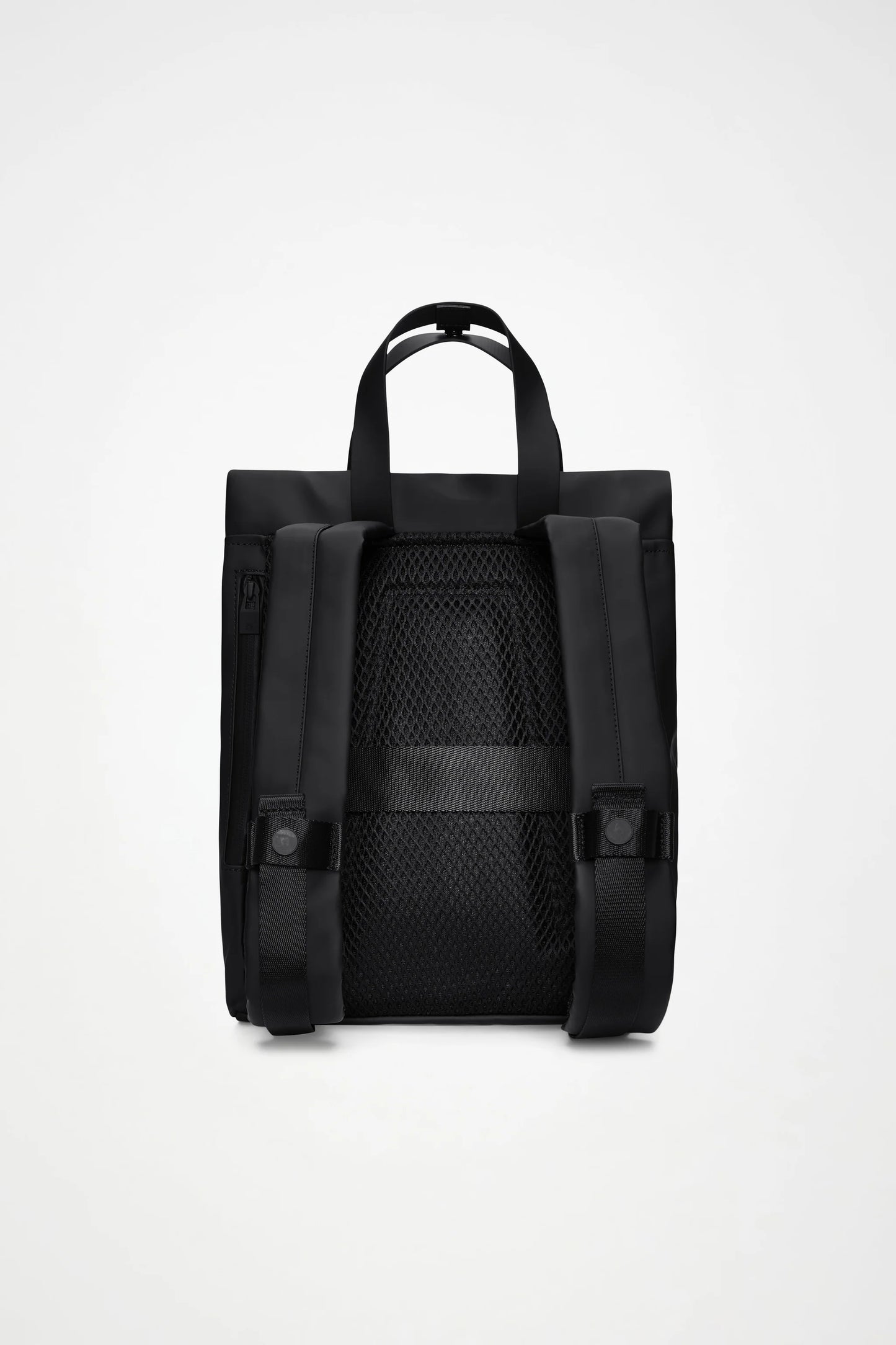 Black תיק גב לגברים / נשים 2 Way Tote Backpack Mini RAINS