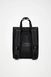 Black תיק גב לגברים / נשים 2 Way Tote Backpack Mini RAINS