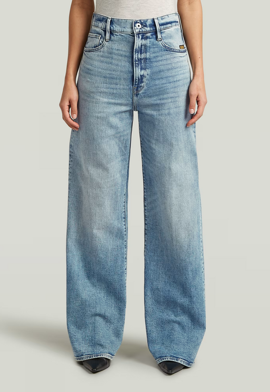 Light Gray ג'ינס ארוך לנשים Deck 2.0 - Loose fit G STAR