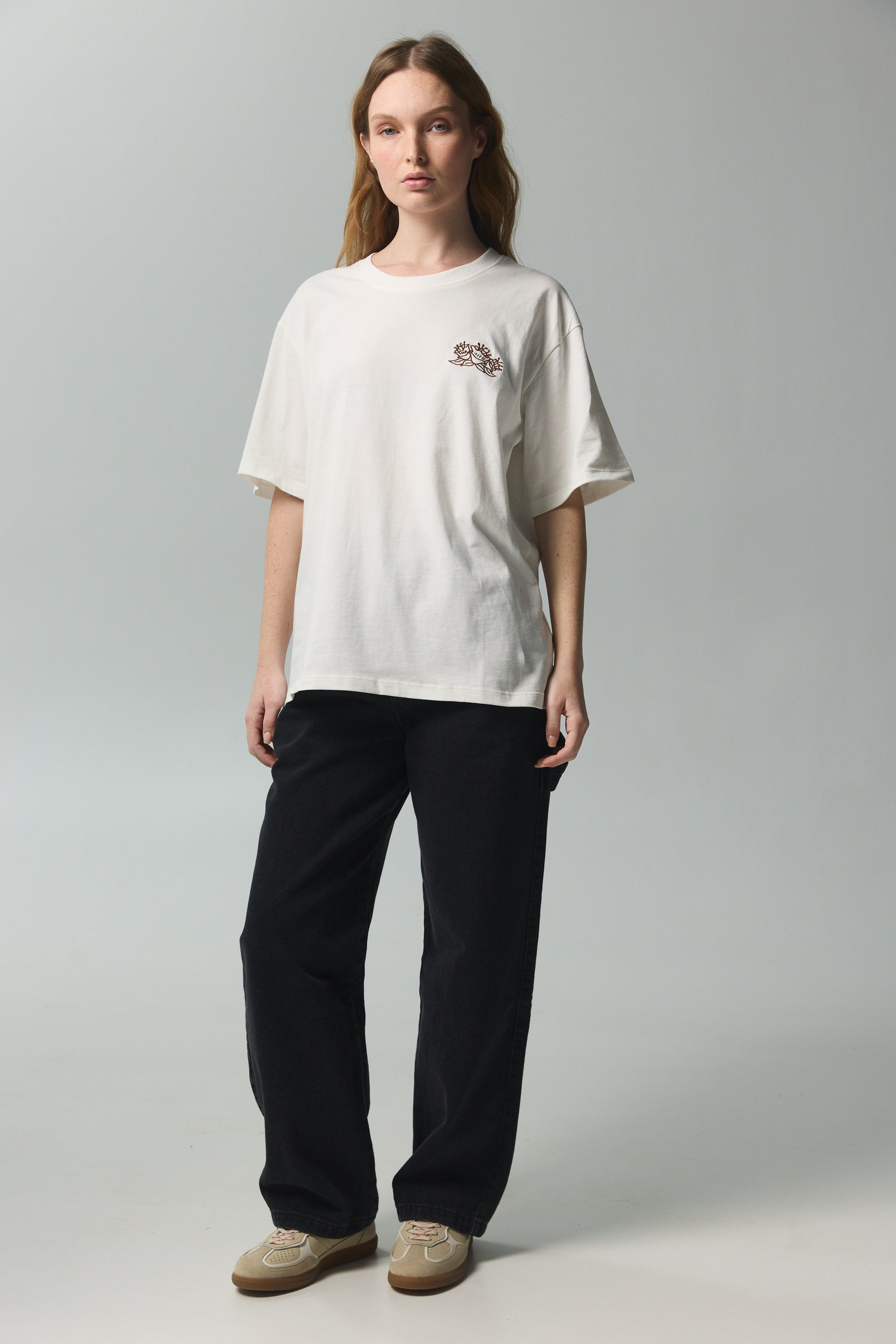 Dark Gray טי שירט קצרה The Speak Up Tee HERSTORY