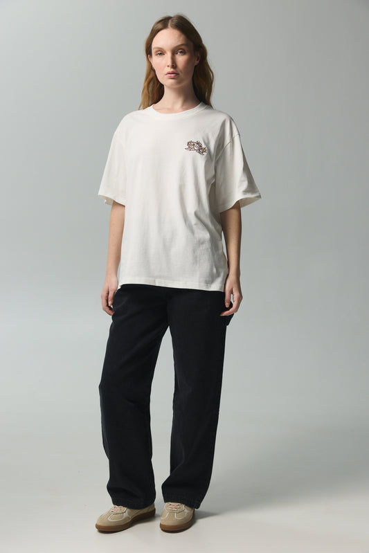 Dark Gray THE SPEAK UP TEE טי שירט קצרה HERSTORY