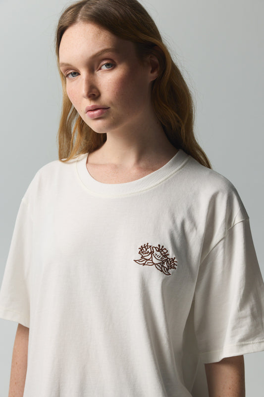 Gray THE SPEAK UP TEE טי שירט קצרה HERSTORY