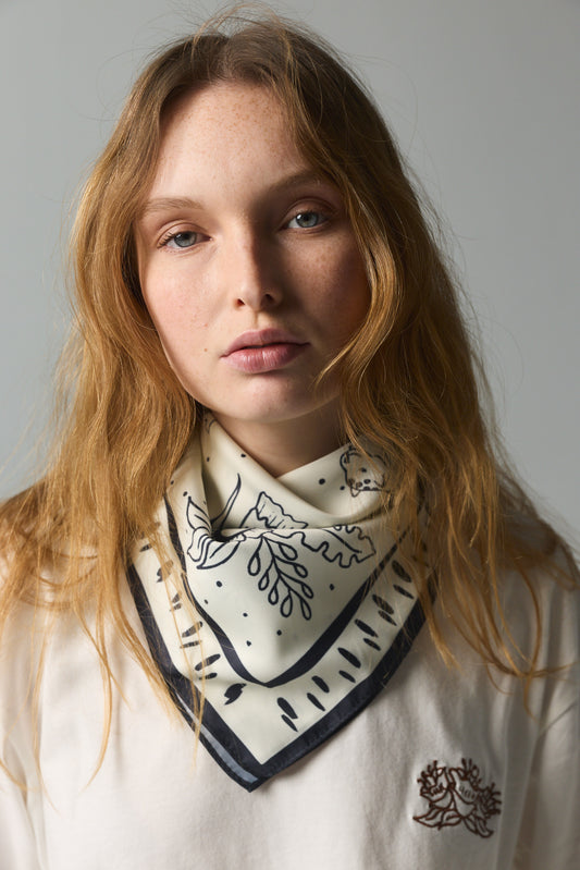 Dark Gray THE BOUNDLESS SCARF מטפחת HERSTORY