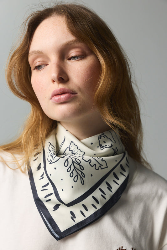 Dark Gray THE BOUNDLESS SCARF מטפחת HERSTORY