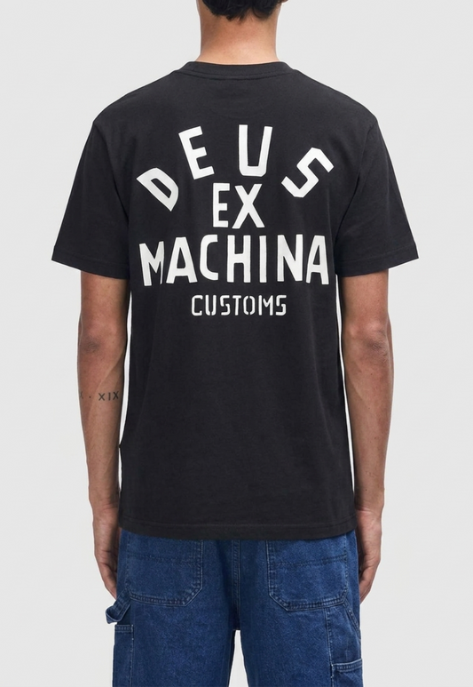 Lavender חולצת טי גברים Pisstin Tee Vintage White DEUS EX MACHINA