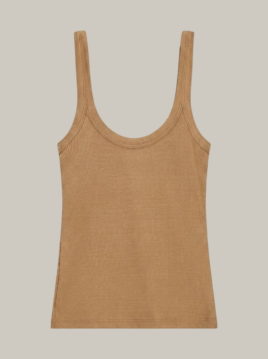 Dark Khaki THE SOUL TANK TOP גופיה EMILY