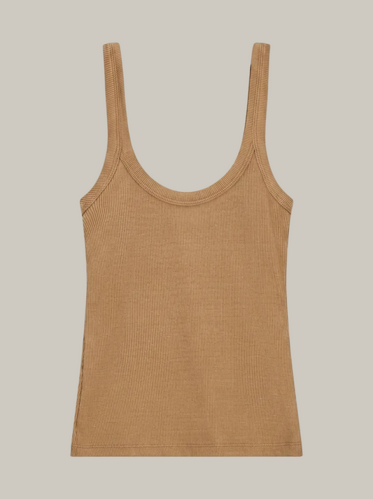 Dark Khaki THE SOUL TANK TOP גופיה EMILY