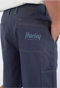 Dark Slate Gray מכנסיים קצרים לגברים Bruno Carpenter HURLEY