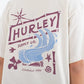 Light Gray טי שירט קצרה Boxifit Island לנשים HURLEY