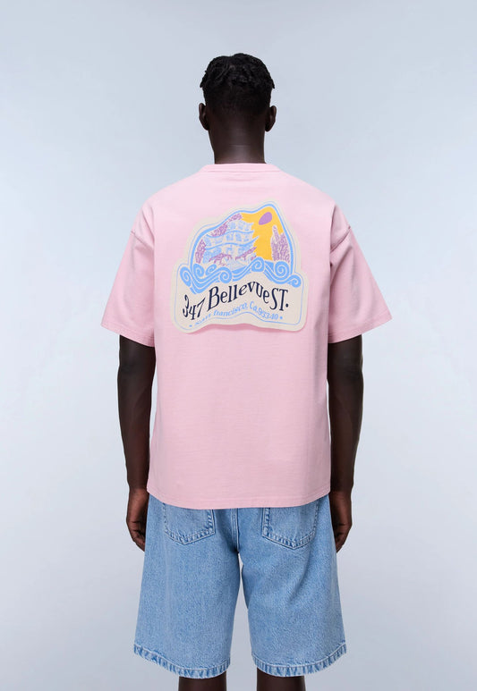 Light Gray טי שירט קצרה לגברים Fluorite NAPAPIJRI