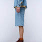 Light Gray מכנסי ברמודה לגברים Rambler -  Loose Fit NAPAPIJRI