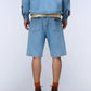 Light Gray מכנסי ברמודה לגברים Rambler -  Loose Fit NAPAPIJRI