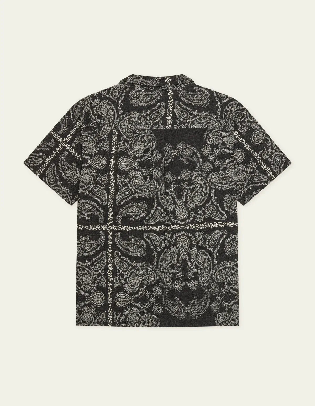 Seashell חולצה מכופתרת קצרה לגברים Paisley AOP SS Shirt LES DEUX