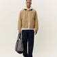 Light Gray ג'קט לגברים Twill Zipper Jacket LES DEUX