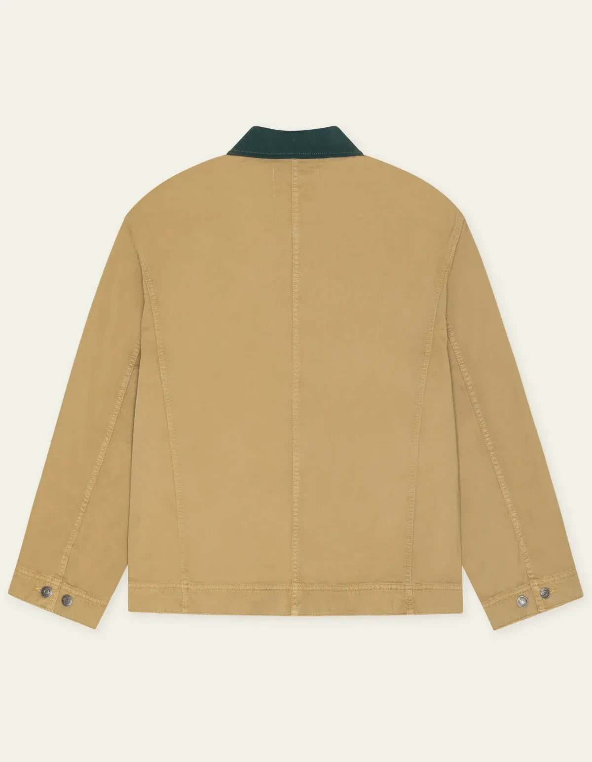Dark Khaki ג'קט לגברים Twill Zipper Jacket LES DEUX