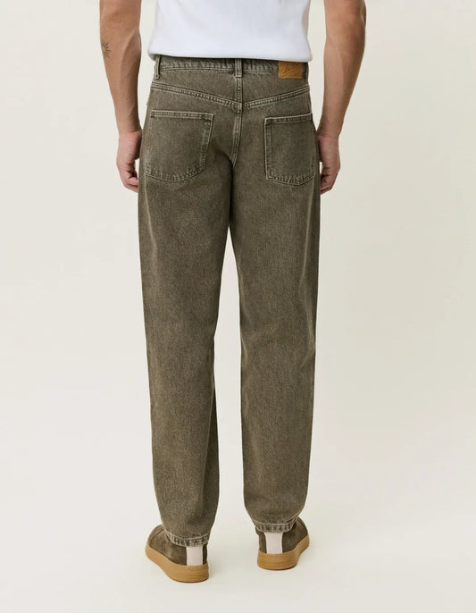 Dark Olive Green ג'ינס ארוך לגברים Ryder Jeans LES DEUX