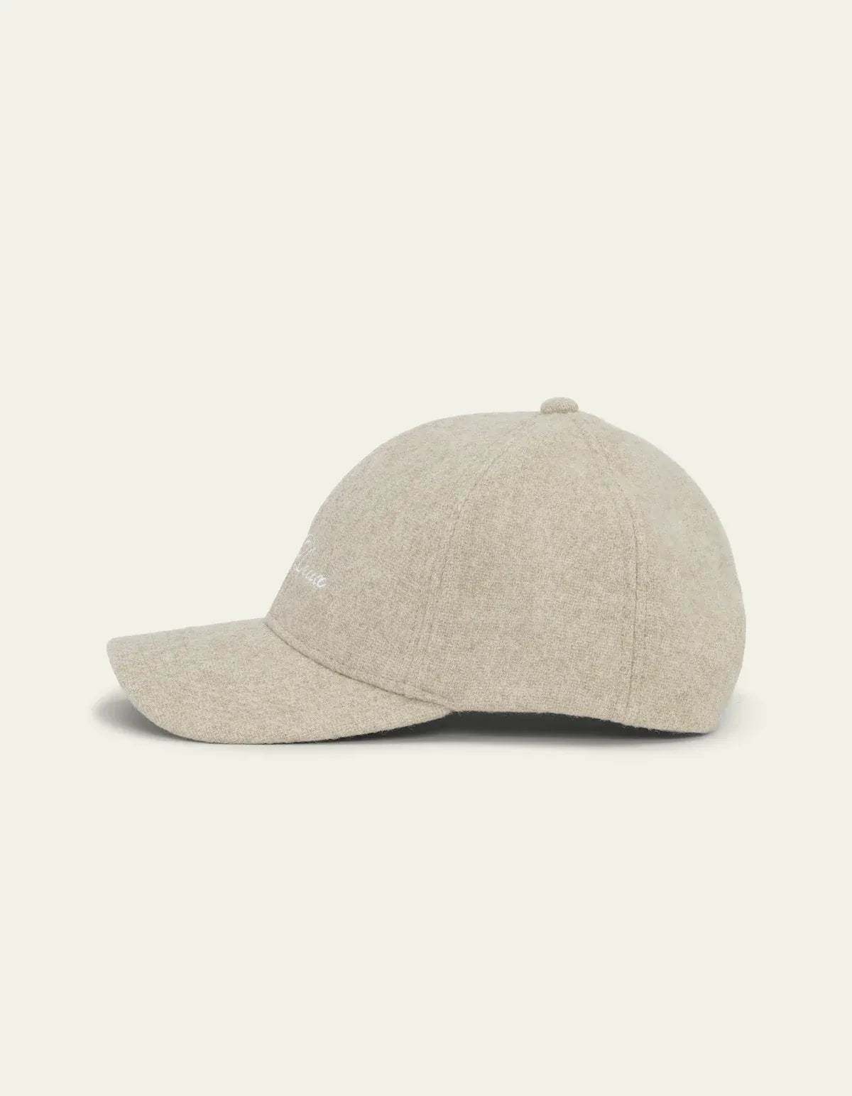 Gray כובע מצחיה לגברים Signature Wool Baseball Cap LES DEUX