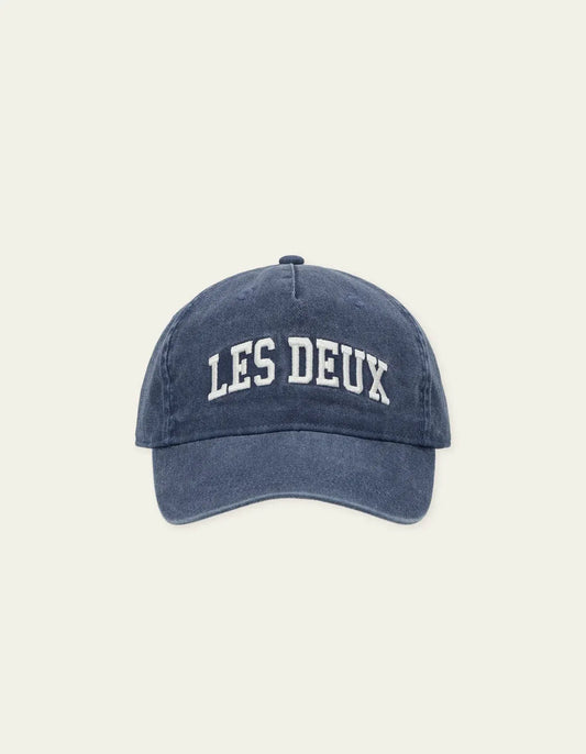 Dark Slate Gray כובע מצחיה לגברים Collage Washed LES DEUX