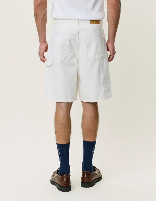 Lavender מכנסיים קצרים לגברים Carpenter Denim Shorts LES DEUX