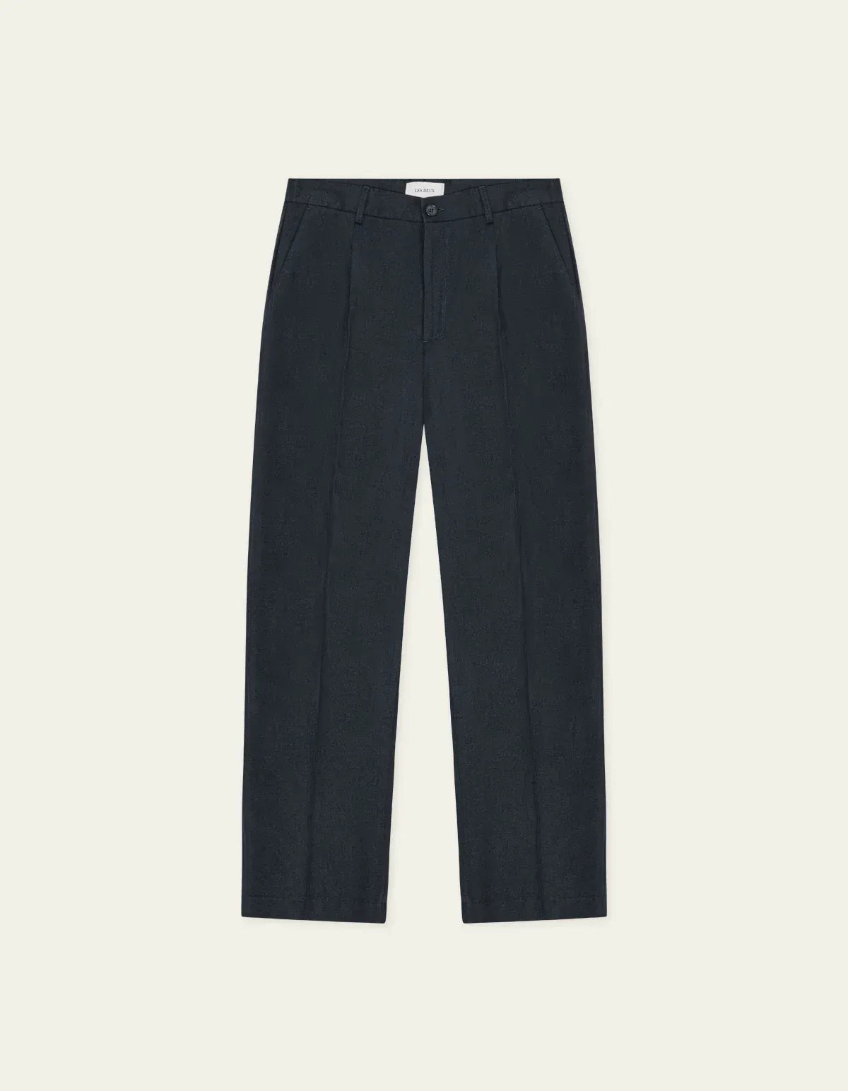 Dark Slate Gray מכנסיים ארוכים לגברים Pleated Twill Suit Pants LES DEUX
