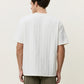 Lavender טי שירט קצרה לגברים Stripe Jacquard T-Shirt LES DEUX