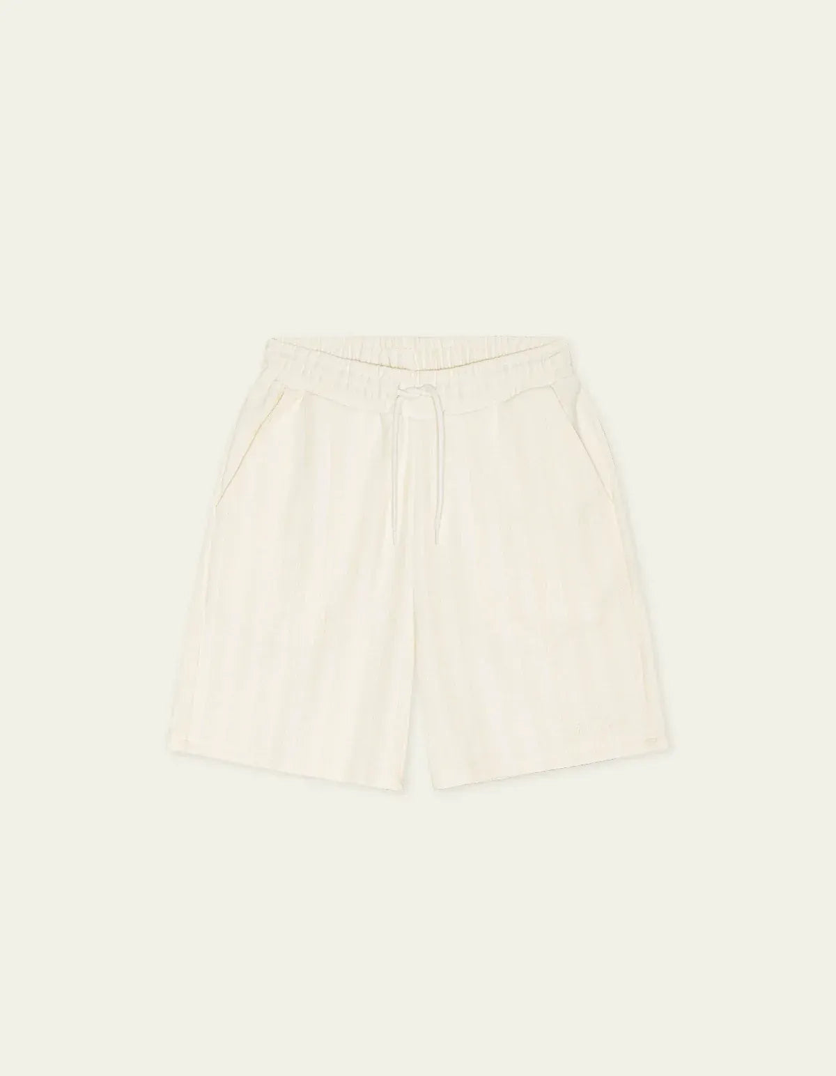 Misty Rose מכנסיים קצרים לגברים Stripe Jacquard Shorts LES DEUX