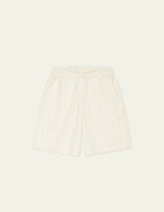 Misty Rose מכנסיים קצרים לגברים Stripe Jacquard Shorts LES DEUX