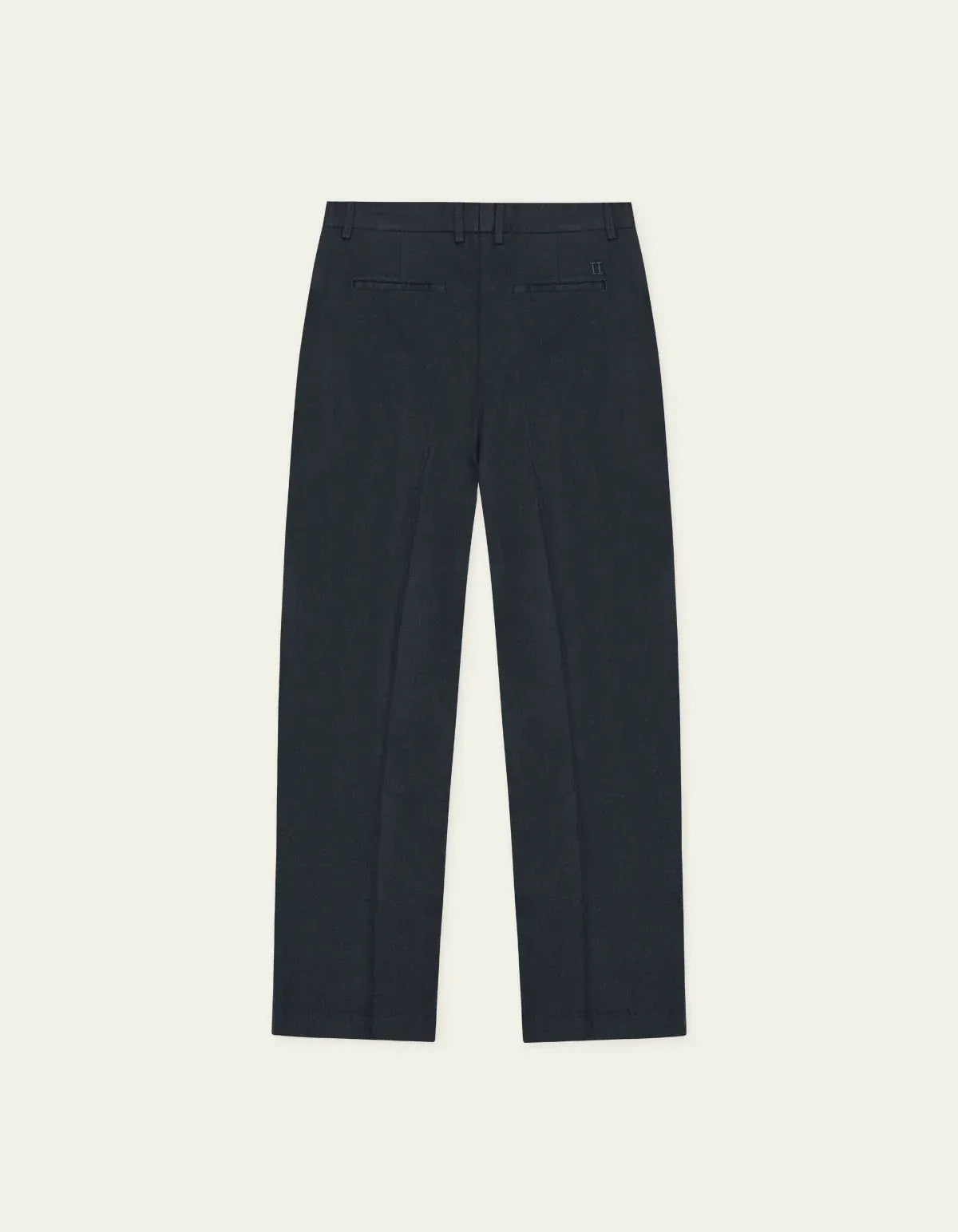 Dark Slate Gray מכנסיים ארוכים לגברים Pleated Twill Suit Pants LES DEUX