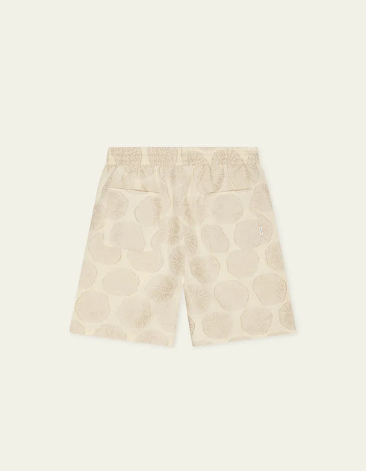 Light Gray מכנסיים קצרים לגברים Dahlia Jacquard Shorts LES DEUX
