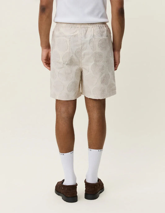 Antique White מכנסיים קצרים לגברים Dahlia Jacquard Shorts LES DEUX