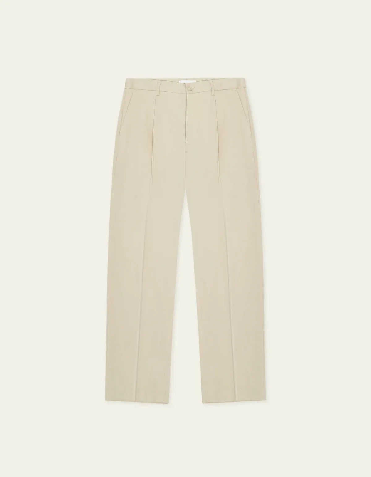 Gray מכנסיים ארוכים לגברים Pleated Twill Suit Pants LES DEUX