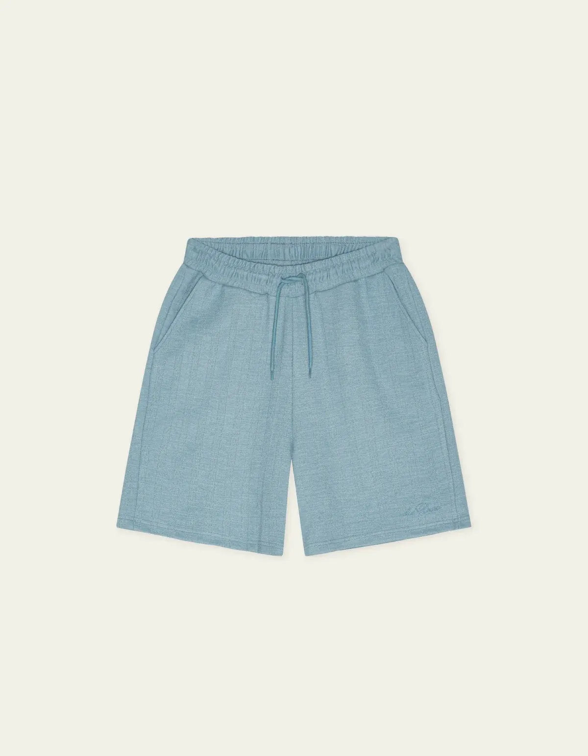 Dark Gray מכנסיים קצרים לגברים Stripe Jacquard Shorts LES DEUX