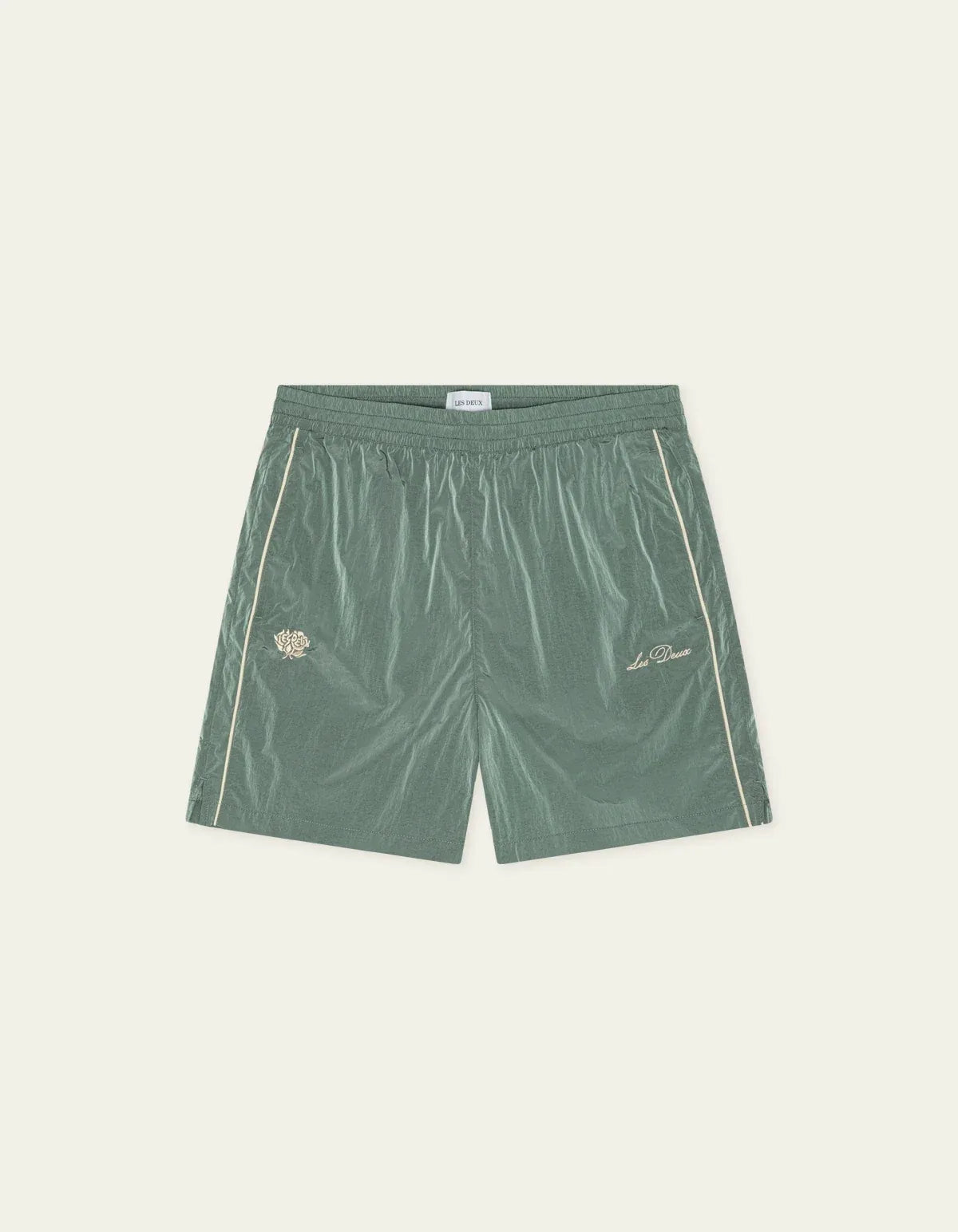 Dim Gray מכנסיים קצרים לגברים Shiny Crisp Shorts LES DEUX