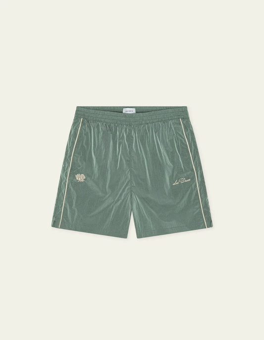 Dim Gray מכנסיים קצרים לגברים Shiny Crisp Shorts LES DEUX