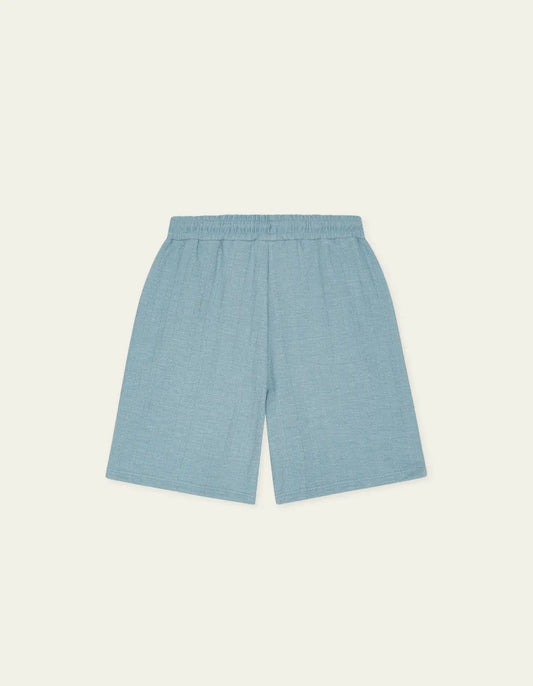 Dark Gray מכנסיים קצרים לגברים Stripe Jacquard Shorts LES DEUX