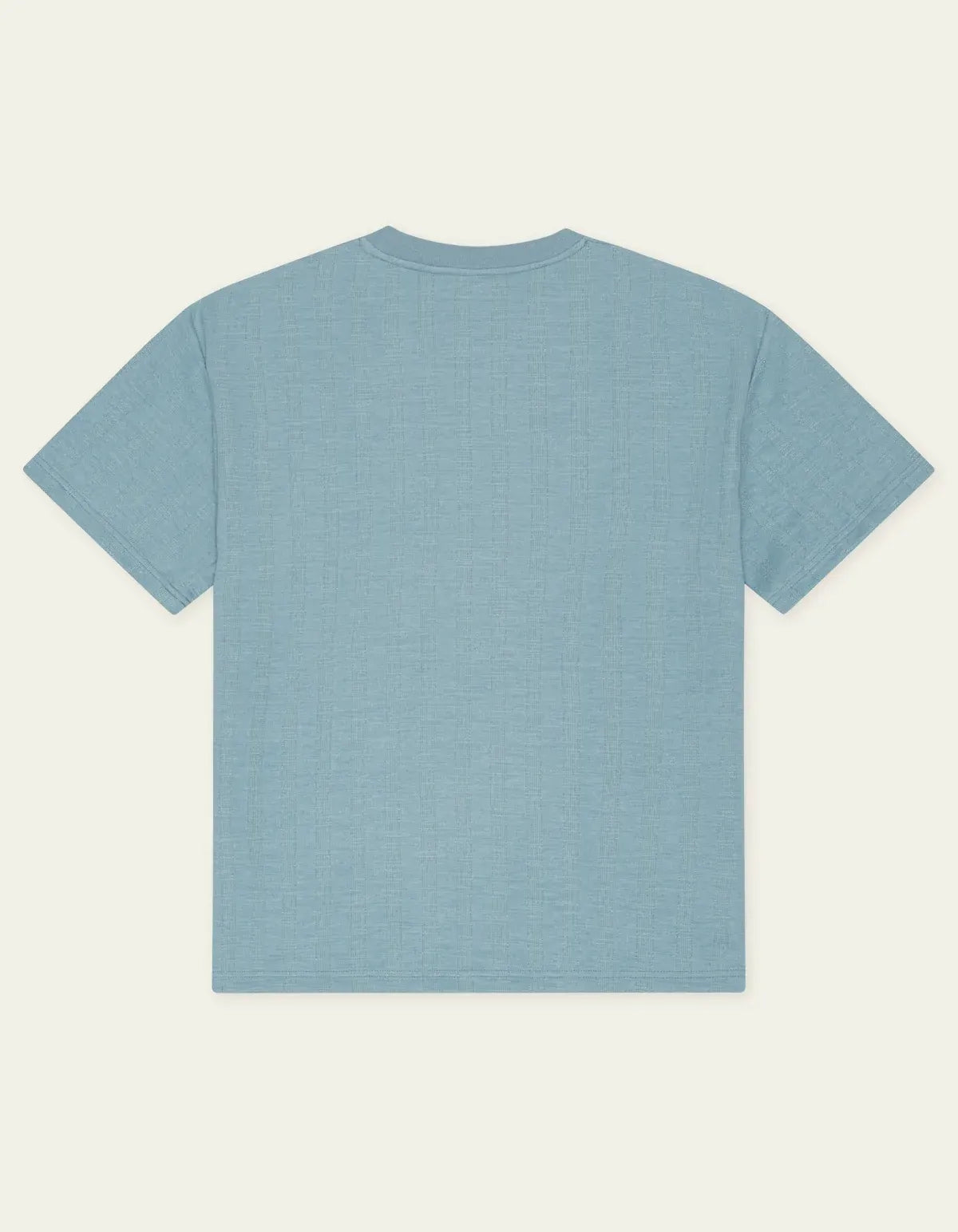 Dark Gray טי שירט קצרה לגברים Stripe Jacquard T-Shirt LES DEUX