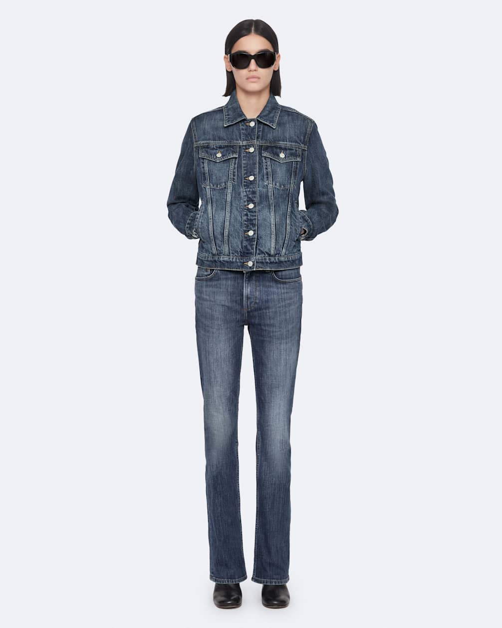 Lavender ג'קט לנשים Regular Trucker ALLSAINTS