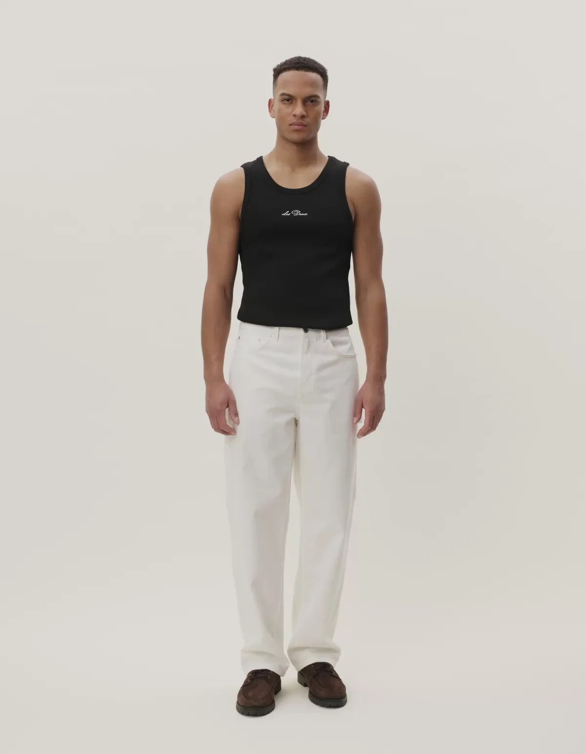 Light Gray ג'ינס ארוך לגברים Carpenter Jeans LES DEUX