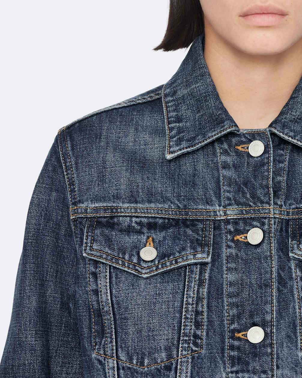 Lavender Blush ג'קט לנשים Regular Trucker ALLSAINTS