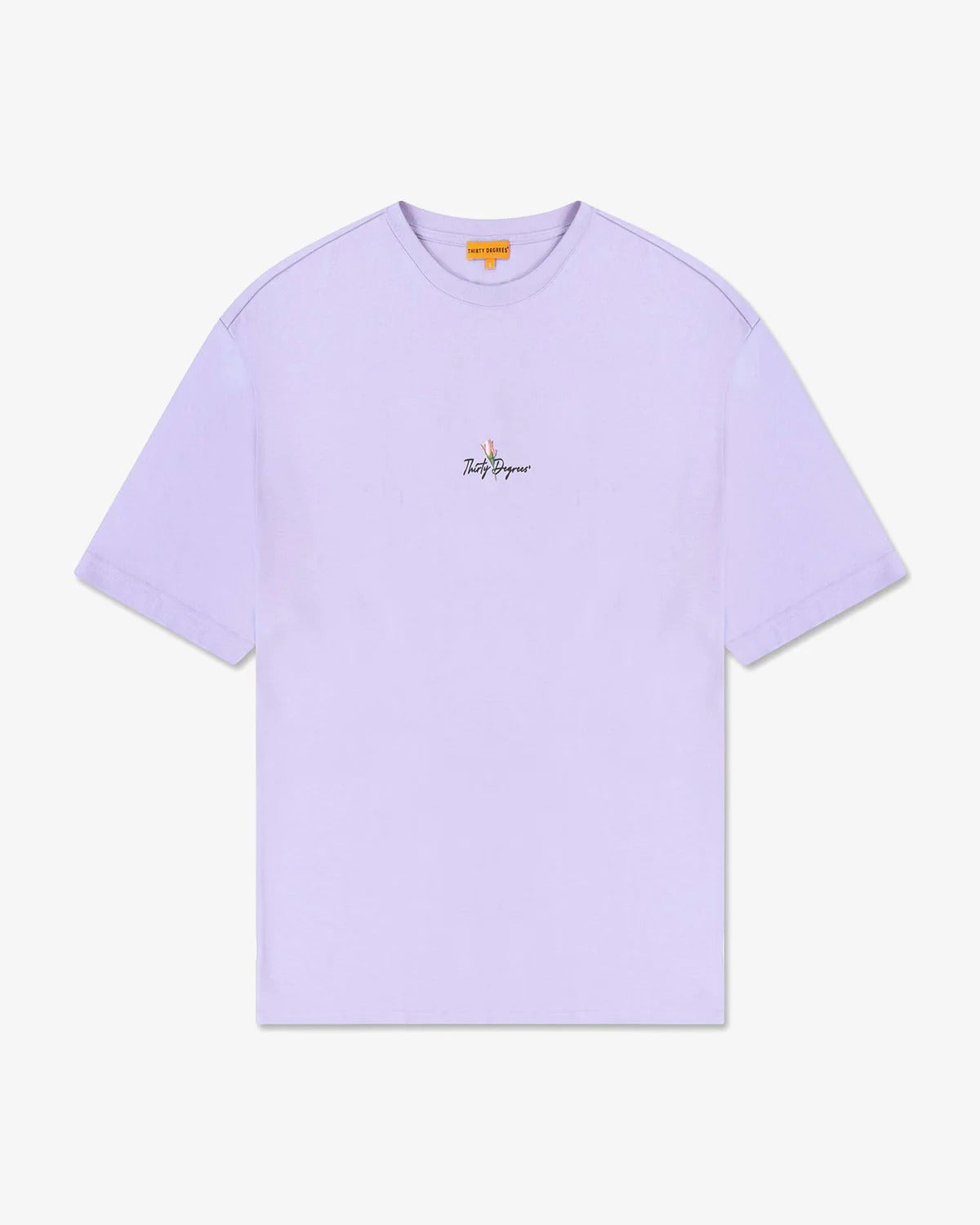 Lavender טי שירט קצרה לגברים Flower TDS THIRTY DEGREES