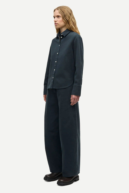 Dark Slate Gray מכנסיים ארוכים לנשים Saroko SAMSOE SAMSOE